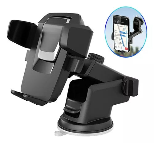 Suporte para Celular para Carro Universal com Trava Ajustável