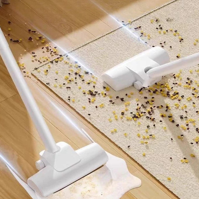 Aspirador de Pó Portátil 2 em 1 Sem Fio – Limpeza Multifuncional para Casa