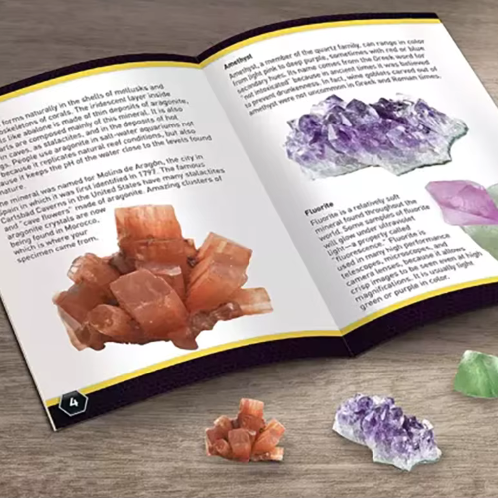 Brinquedo Educativo de Escavação – Descubra Pedras Preciosas e Cristais