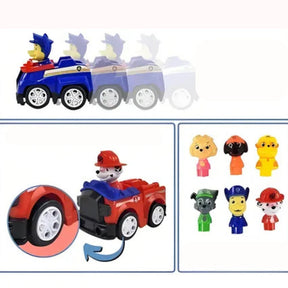 Brinquedo Infantil Patrulha Canina – Kit 6 Carrinhos de Fricção