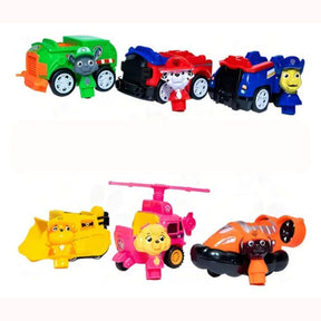 Brinquedo Infantil Patrulha Canina – Kit 6 Carrinhos de Fricção