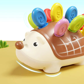 Brinquedo Sensorial Infantil Porco-Espinho Montessori – Jogo Educativo de Habilidades Motoras