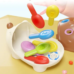Brinquedo Sensorial Infantil Porco-Espinho Montessori – Jogo Educativo de Habilidades Motoras