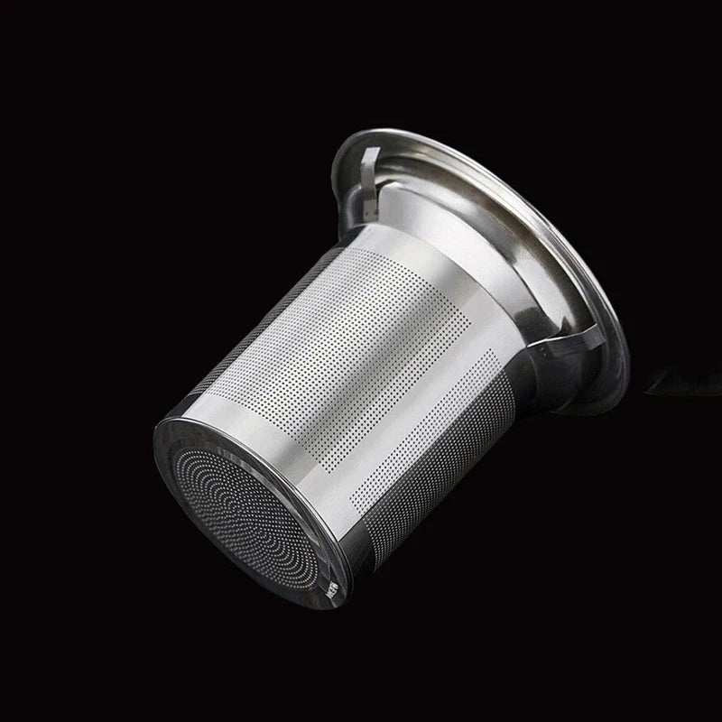 Bule de Vidro Resistente ao Calor com Infusor em Aço Inox – Design Quadrado 950ml