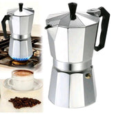 Cafeteira Italiana Moka Octogonal em Alumínio – Design Clássico