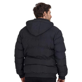 Casaco Masculino Peluciado com Capuz de Inverno