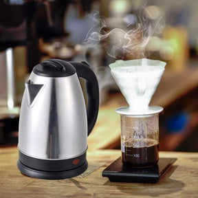Chaleira Elétrica Inox 1.8 Litros – Jarra Prateada