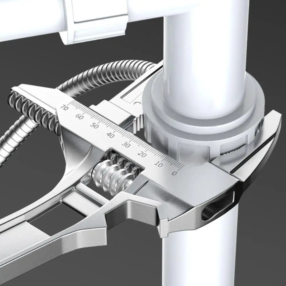 Chave Ajustável Universal de Grande Abertura 6–68mm – Multiuso para Reparos Domésticos e Tubos