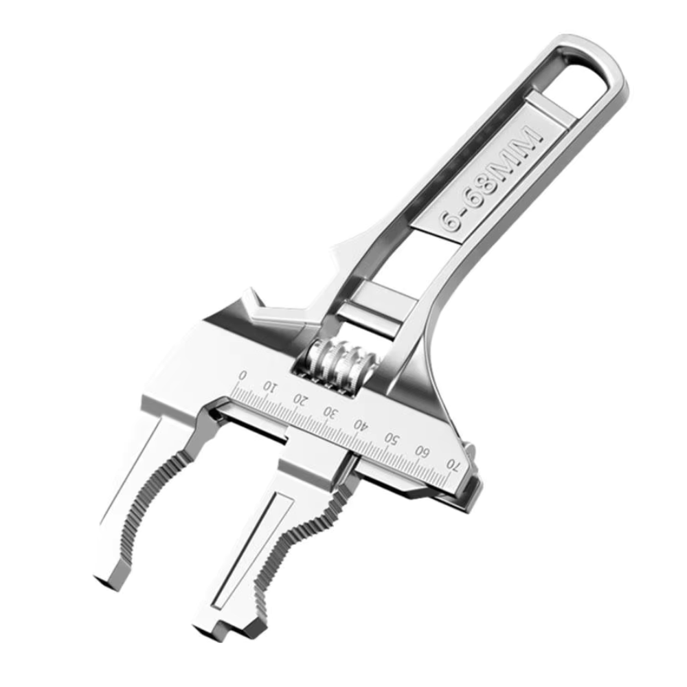 Chave Ajustável Universal de Grande Abertura 6–68mm – Multiuso para Reparos Domésticos e Tubos
