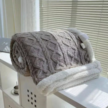 Coberta Casal Grossa em Lã Microfibra Soft para Inverno