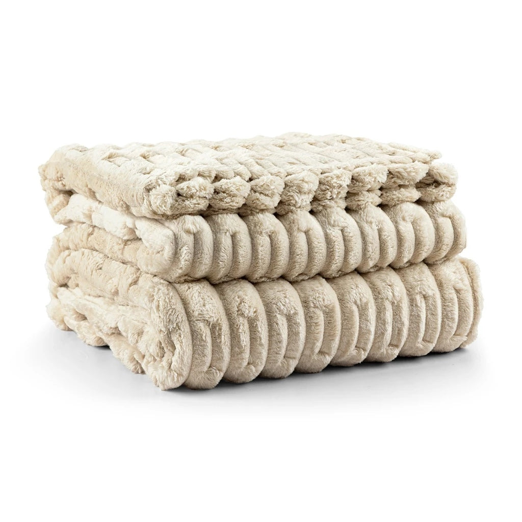 Cobertor Grosso Queen Fluffy Aveludado 320g/m²
