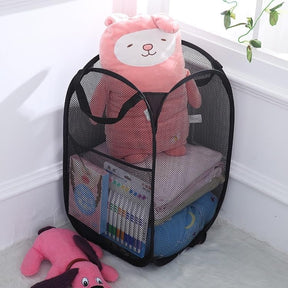 Compre 1 Leve 2 – Cesto de Roupa Dobrável para Roupas e Brinquedos, Caixa Organizadora Infantil para Quarto e Cozinha