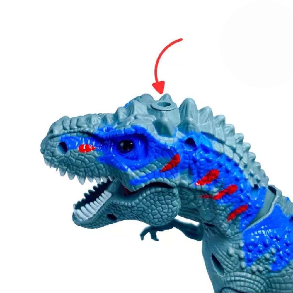 Dinossauro Rex de Brinquedo Realista – Tiranossauro que Anda e Solta Fumaça