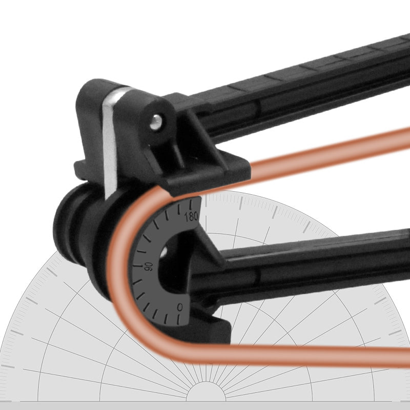 Dobrador de Tubos 4 em 1 – Ferramenta Manual para Dobrar Tubos 5mm, 6mm, 8mm e 10mm até 180°