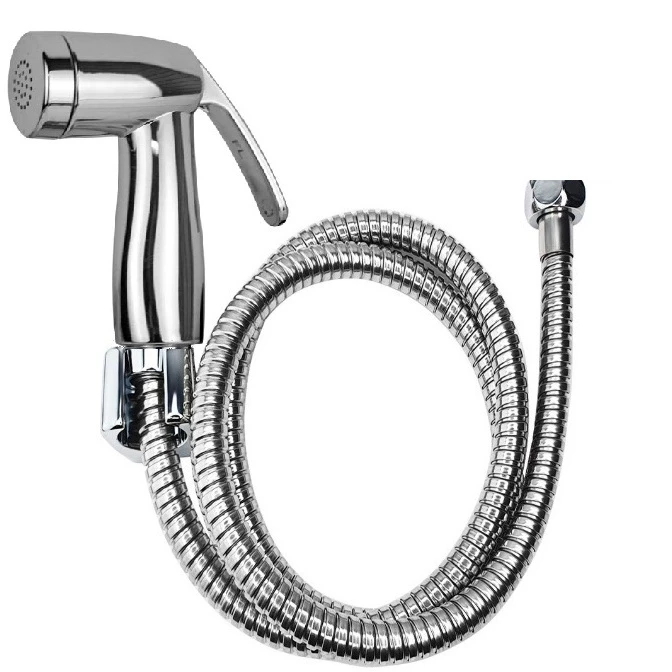 Ducha Higiênica Completa 1,20m Metal Cromado com Chuveirinho