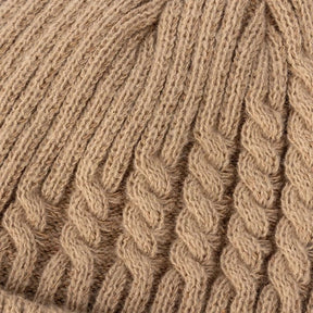 Gorro de Tricô Forrado Unissex para Inverno
