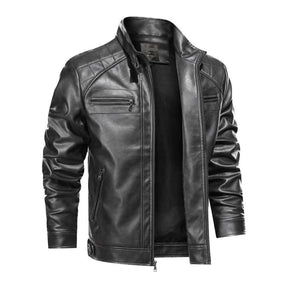 Jaqueta Masculina de Couro Slim