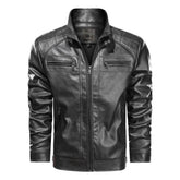 Jaqueta Masculina de Couro Slim