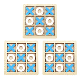 Jogo da Velha Montessori em Madeira – Brinquedo Educativo de Raciocínio para Crianças – Compre 2 Leve 3