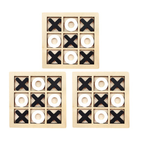 Jogo da Velha Montessori em Madeira – Brinquedo Educativo de Raciocínio para Crianças – Compre 2 Leve 3