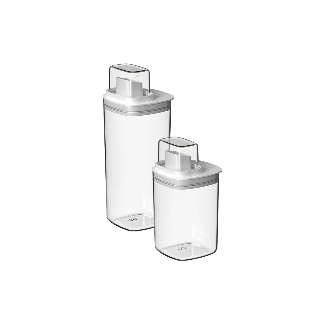 Kit Dispenser Quadrado 2 Peças Linha Flow