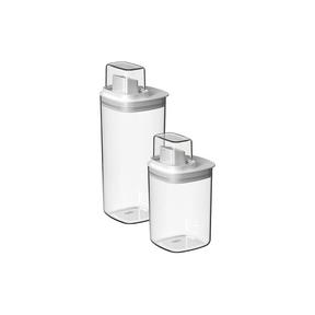Kit Dispenser Quadrado 2 Peças Linha Flow