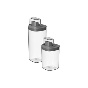 Kit Dispenser Quadrado 2 Peças Linha Flow