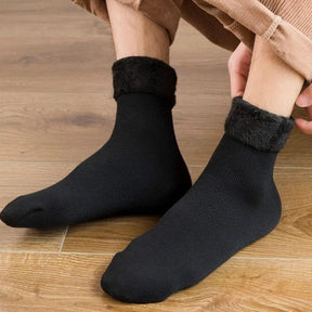 Kit 12 Meias Térmicas Quentes Forradas para Inverno