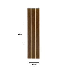 Kit 20 Painéis de Revestimento Ripado Decorativo em MDF – 45x11cm para Parede