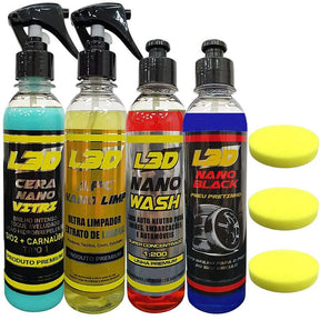 Kit Limpeza Automotiva Profissional Completo