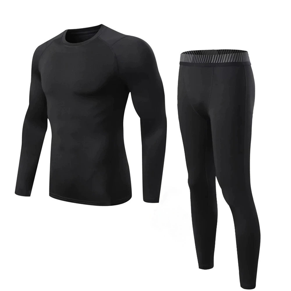 Kit Segunda Pele Masculina Térmica com Calça e Camisa