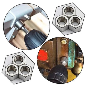 Kit Soquete Hexagonal (5mm a 13mm) – Bits de Impacto para Chave de Fenda e Furadeira - 11 Peças