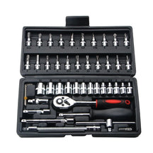 Kit com 46 Peças de Ferramentas Multifuncional com Maleta