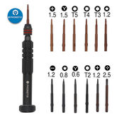 Kit de Chaves de Precisão 12 em 1 – Ferramentas para Manutenção de Celulares, iPhone, Notebooks e Eletrônicos