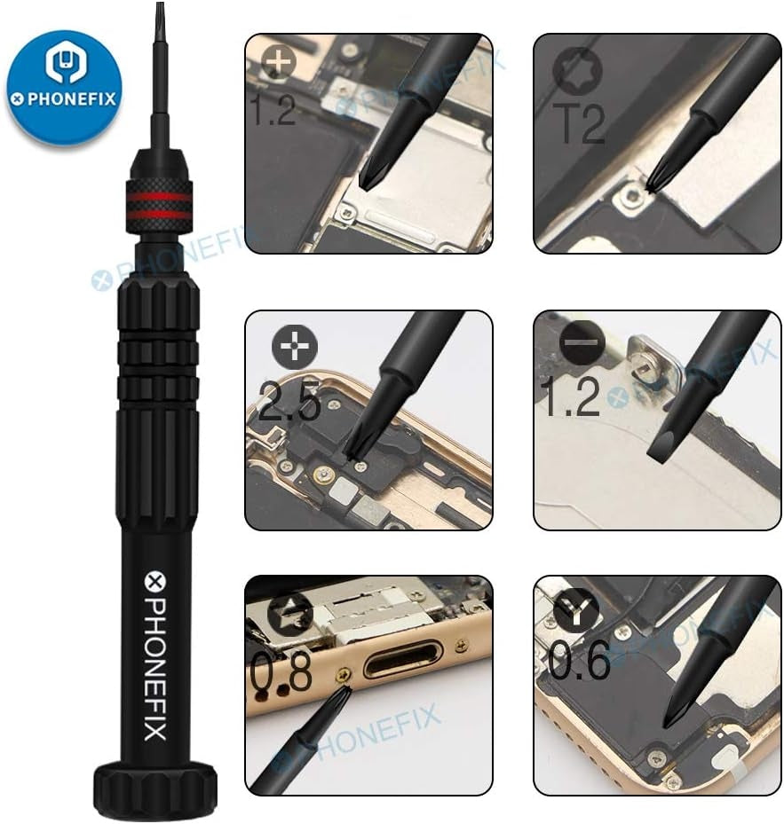 Kit de Chaves de Precisão 12 em 1 – Ferramentas para Manutenção de Celulares, iPhone, Notebooks e Eletrônicos