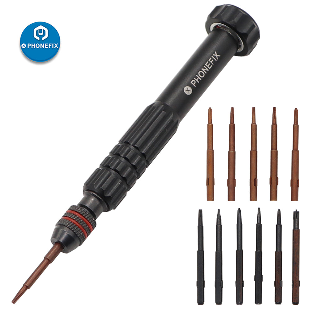 Kit de Chaves de Precisão 12 em 1 – Ferramentas para Manutenção de Celulares, iPhone, Notebooks e Eletrônicos