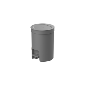 Lixeira 6 Litros Redonda com Pedal Linha Trium
