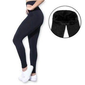 Legging Feminina Flanelada Peluciada para Inverno