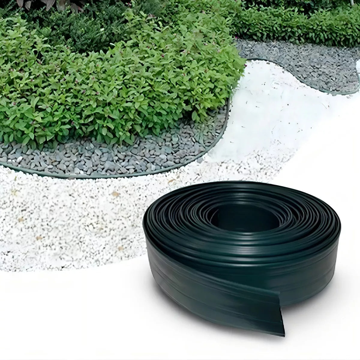 Limitador de Grama e Terra Flexível para Jardim