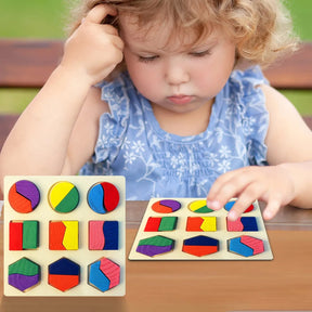 Livro Montessori de Frações Magnéticas – Brinquedo Educativo de Matemática para Crianças