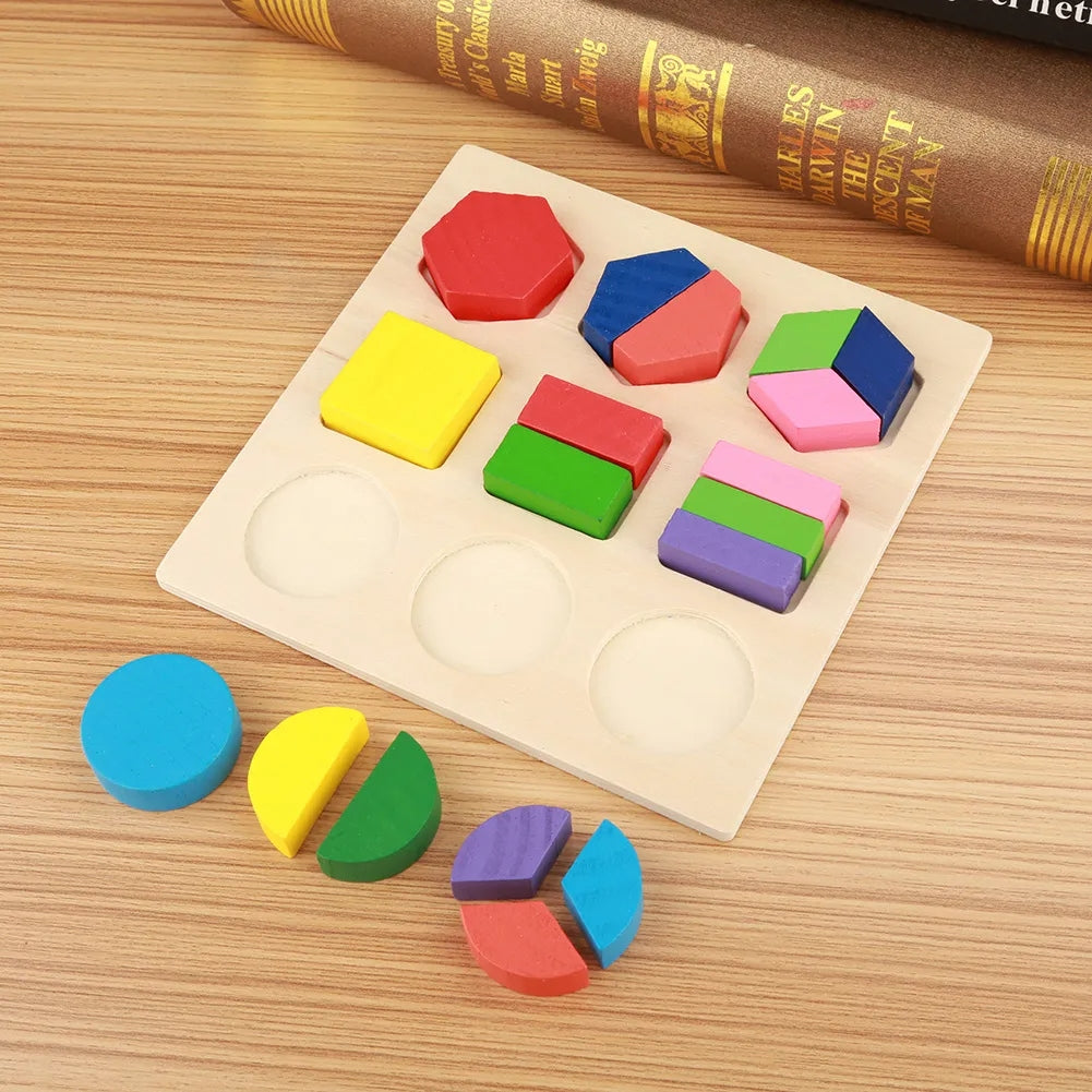 Livro Montessori de Frações Magnéticas – Brinquedo Educativo de Matemática para Crianças
