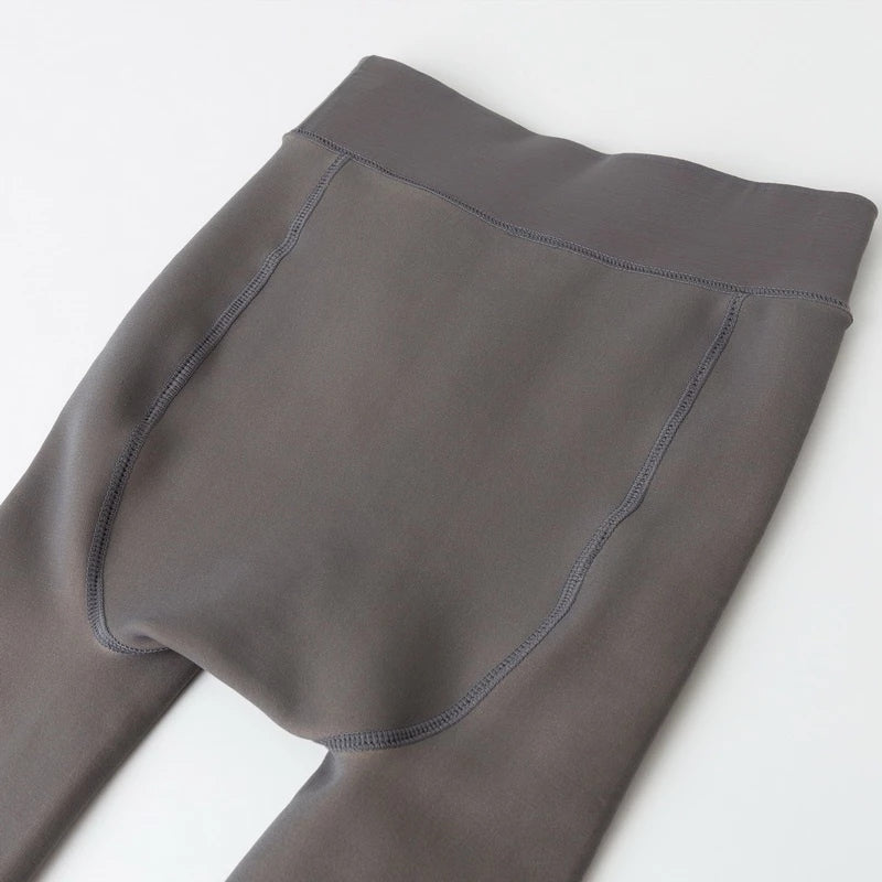 Meia-Calça Térmica Feminina Plus Size Forrada de Lã