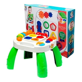 Mesa de Atividades Educativa Cotiplás – Brinquedo Didático para Bebês e Crianças
