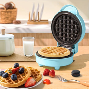 Mini Máquina de Waffles Elétrica Portátil 110V