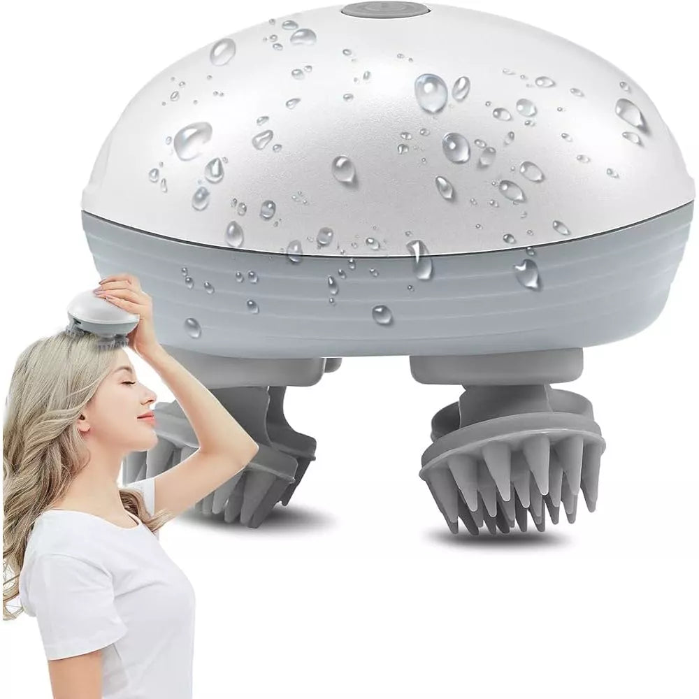Mini Massageador Elétrico Portátil Impermeável para Corpo e Pescoço