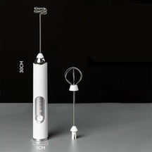 Mini Mixer Elétrico 2 em 1 para Bebidas e Ovos Recarregável