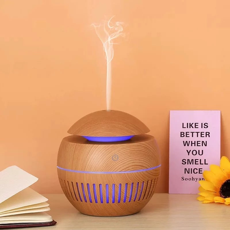 Mini Umidificador Aromatizador Ambientes LED USB