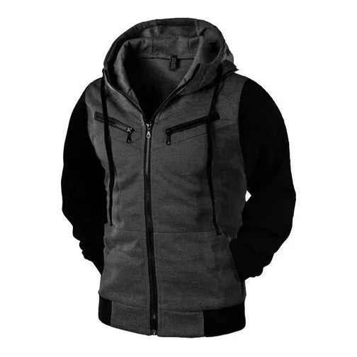 Moletom Masculino com Zíper de Inverno