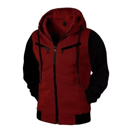 Moletom Masculino com Zíper de Inverno