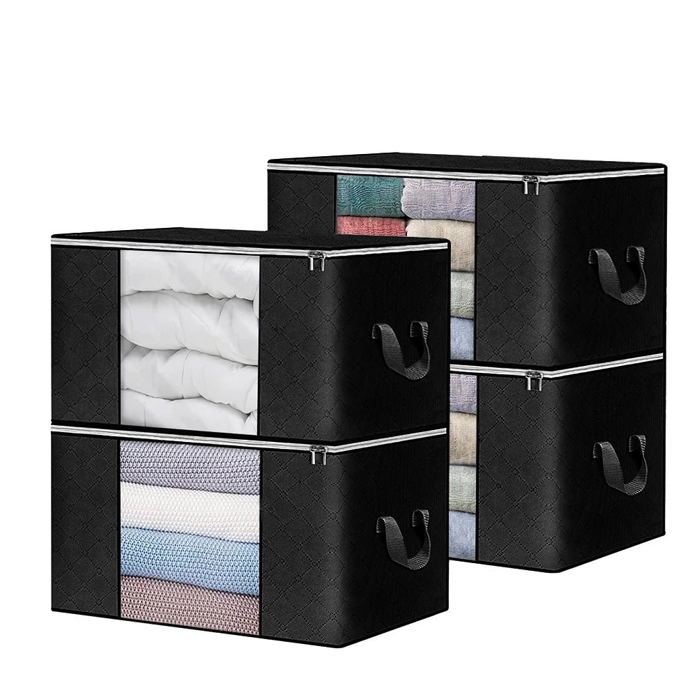 Kit 4 Organizadores Multiuso de Grande Capacidade Dobrável